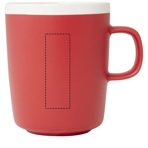 Lilio 310 ml ceramic mug: Logo position – front of the product