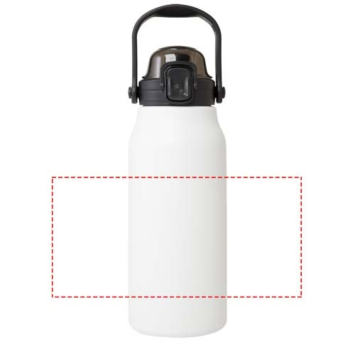 Giganto 1600 ml RCS sertifikuotas perdirbto nerūdijančio plieno vario vakuuminis butelis: Logotipo vieta – aplink gaminį