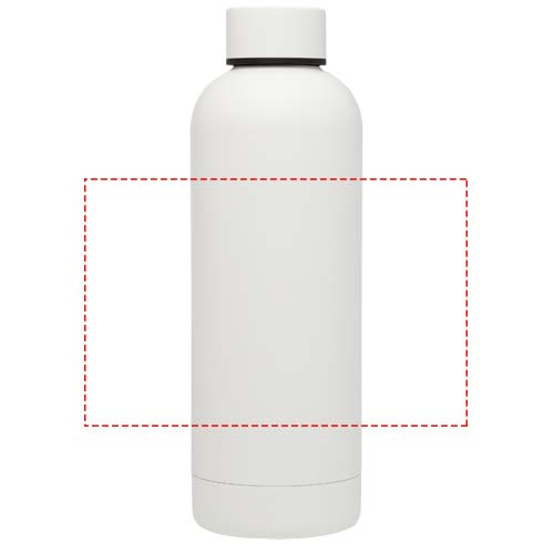 Spyruoklinis 500 ml RCS sertifikuotas perdirbto nerūdijančio plieno vario vakuuminis butelis: Logotipo vieta – aplink gaminį