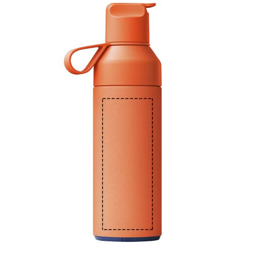 Ocean Bottle GO 500 ml vacuum insulated water bottle: Logo position – around the product