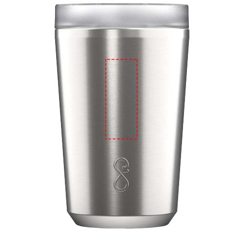Ocean Bottle 350 ml isolerad termosmugg: Logotypens placering – produktens framsida