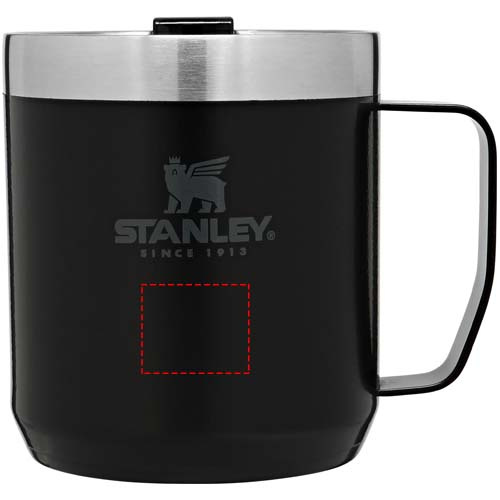 Stanley Classic 350 ml campingmugg: Logotypens placering – produktens framsida