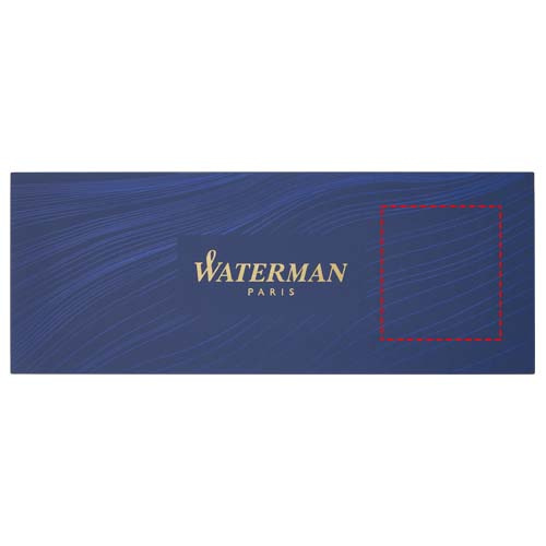 Waterman Expert-kuulakärkikynä: Logon sijainti – tuotteen etupuoli