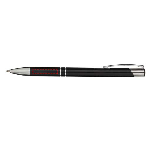 Moneta aluminium click ballpoint pen (blue ink): Logo position – pen barrel