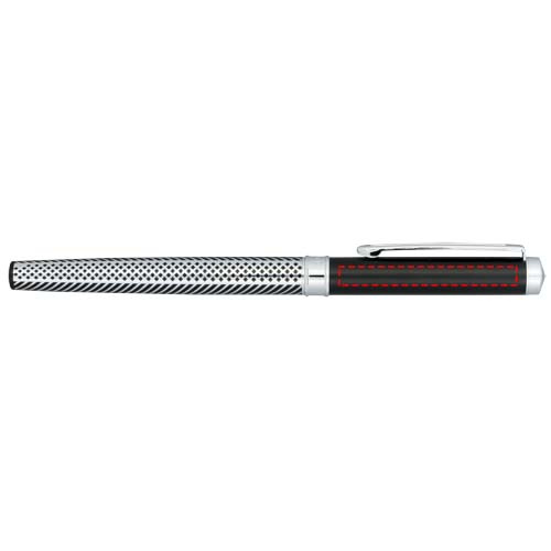 Coffret de deux stylos Empire: Emplacement du logo — Capuchon du stylo roller