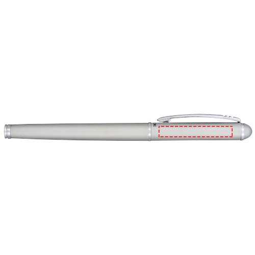 Coffret de deux stylos Andante: Emplacement du logo — Capuchon du stylo roller