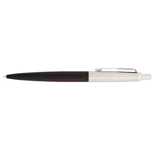 Parker Jotter XL matinis su chromo apdaila tušinuku: Logotipo vieta – rašiklio korpusas
