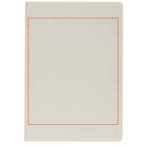 Karst® A5 softcover notebook - lined: Logo position – front of the product