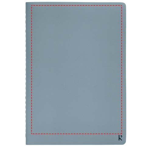 Karst® A5 stone paper journal twin pack: Logo position – 1st notebook