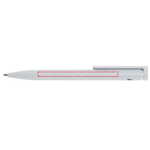 Unix recycled plastic ballpoint pen: Logo position – body