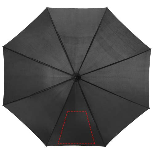 Zeke 30" golfsateenvarjo: Logon sijainti – paneeli 1