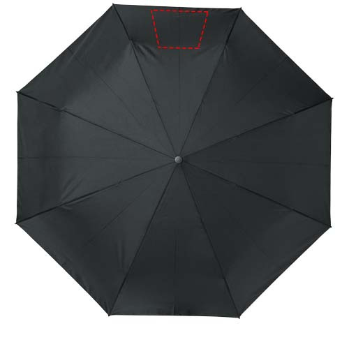 Bo 21" sulankstomas automatinis skėtis iš perdirbto PET: Logotipo vieta – 5-asis skydelis