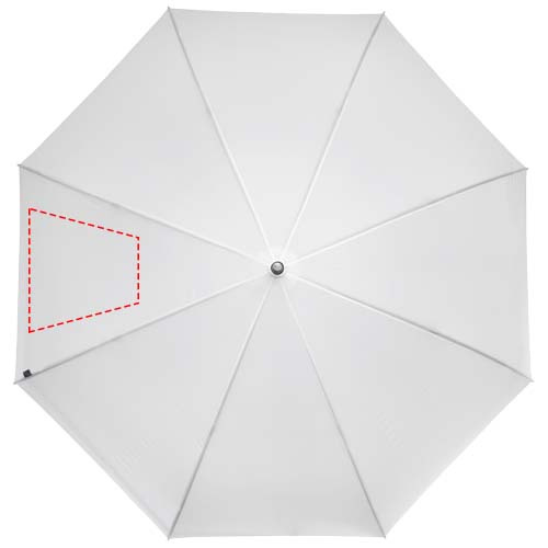 Romee 30 tum vindtätt golfparaply av återvunnen PET: Logotypens placering – panel 7