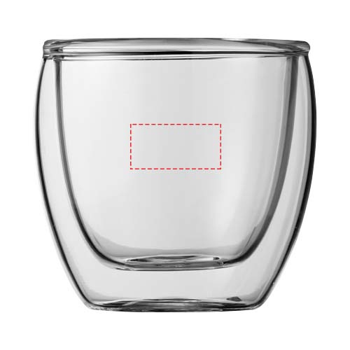 Boda 2-teiliges Espressoglas-Set: Logoposition – 1. Tasse
