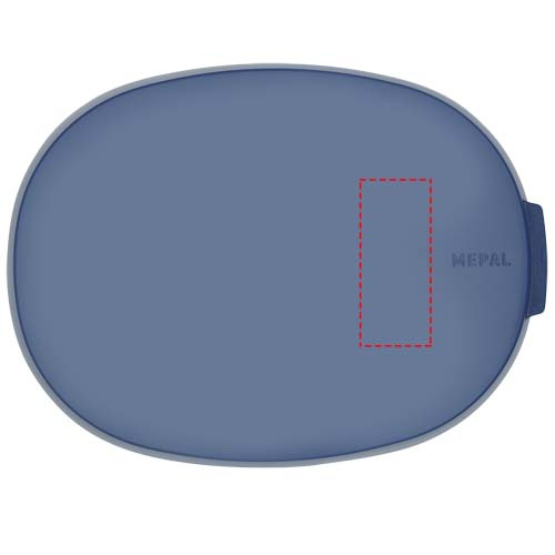Mepal Ellipse salad box: Logo position – lid