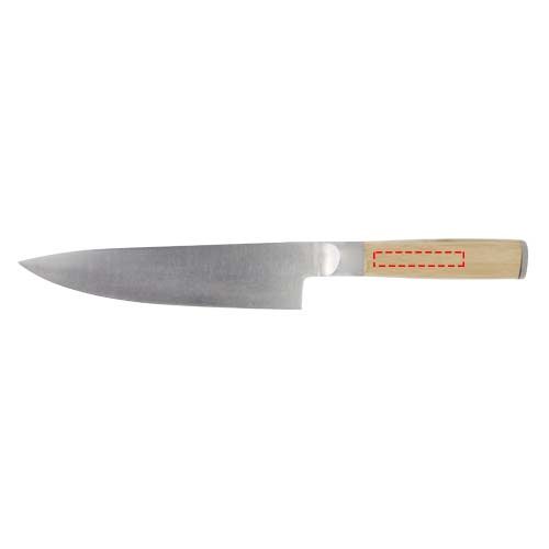 Cocin – couteau de chef: Emplacement du logo — Poignée