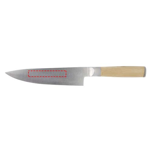 Cocin – couteau de chef: Emplacement du logo — Lame