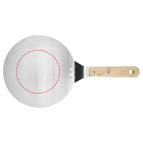 Pelle à pizza Palla: Emplacement du logo – corps du produit