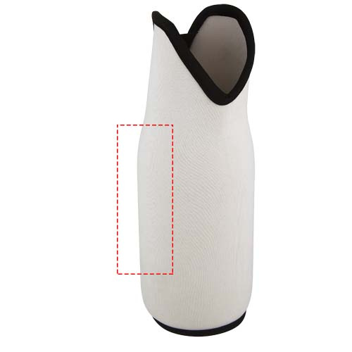Noun recycled neoprene wine sleeve holder: Logo position – body