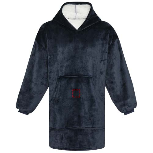 Denali GRS hoodie blanket: Logo position – pocket