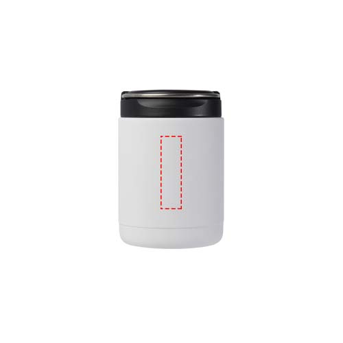 Doveron 500 ml matlåda i isolerad, återvunnen rostfri stål: Logotypens placering – produktens baksida