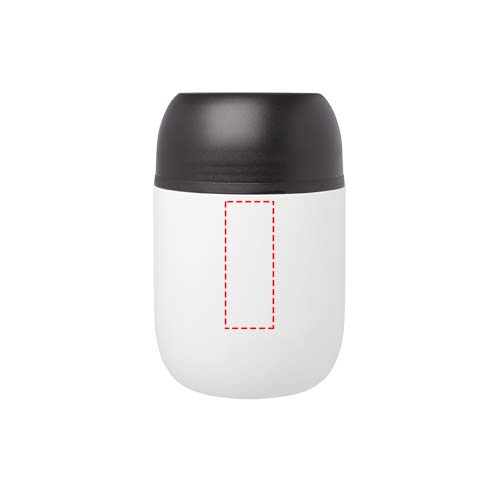 Pot-repas à double paroi 480 ml Supo: Emplacement du logo – face avant du produit