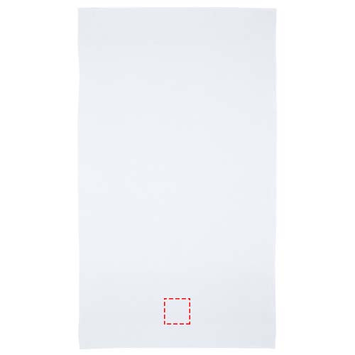 Riley 550 g/m² medvilninis rankšluostis 100x180 cm: Logotipo vieta – gaminio priekinė pusė