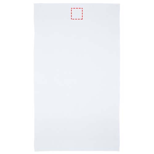 Riley 550 g/m² medvilninis rankšluostis 100x180 cm: Logotipo vieta – gaminio viršus