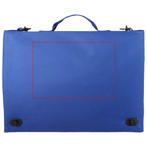Santa Fe 2-buckle closure conference bag 6L: Logo position – front of the product