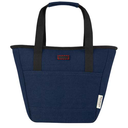 Joey GRS-recycelte Canvas Lunch Kühltasche 6 L für 9 Dosen: Logoposition – Vorderseite des Produkts