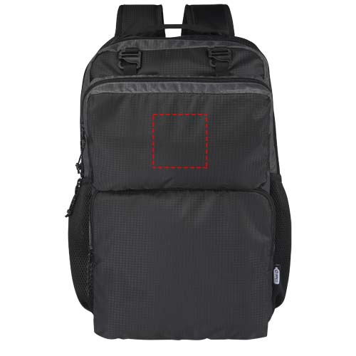 Trailhead 15" GRS recycled lightweight laptop backpack 14L: Logo position – top of the product