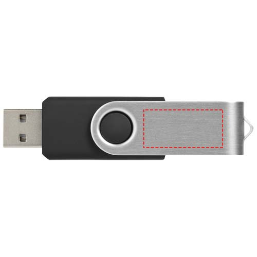 Rotate-basic 2 Gt USB-muistitikku: Logon sijainti – tuotteen etupuoli