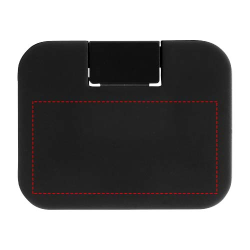 Gaia USB-Hub mit 4 Anschlüssen: Logoposition – Vorderseite des Produkts
