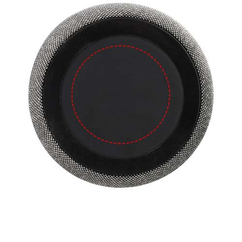 Enceinte Bluetooth® 3 W avec recharge sans fil Fiber: Emplacement du logo – dessus du produit