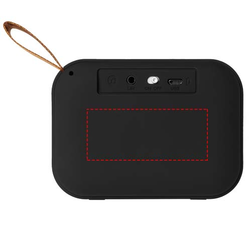 Madingo audinio Bluetooth® garsiakalbis: Logotipo vieta – gaminio galinė pusė