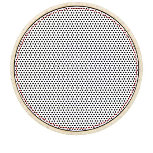 Bluetooth®-динамик из пшеничной соломы Kikai: Место нанесения логотипа – решётка динамика