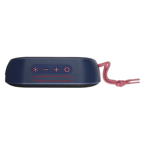 Enceinte d'extérieur IPX6 à éclairage d'ambiance RVB Move MAX: Emplacement du logo – dessus du produit
