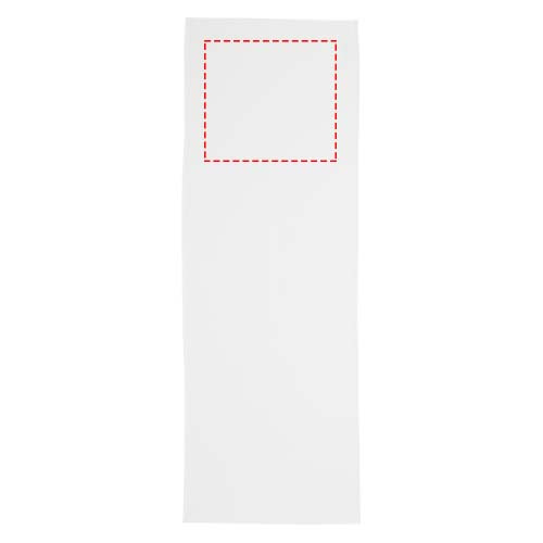 Raquel šaldantis rankšluostis pagamintas iš perdirbto PET 80x30 cm: Logotipo vieta – gaminio viršus