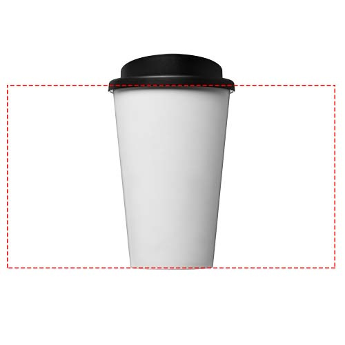 Brite-Americano® 350 ml termokrūze: Logotipa izvietojums – apkārt izstrādājumam