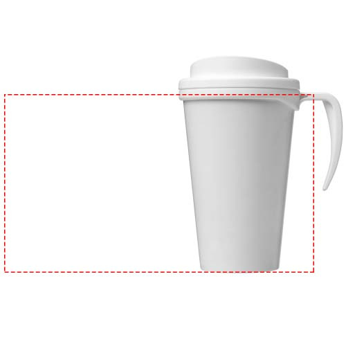Brite-Americano® grande 350 ml Isolierbecher: Logoposition – rund um das Produkt