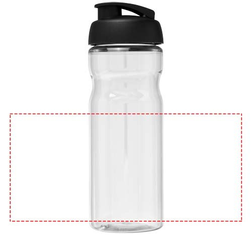H2O Active® Base 650 ml klappkaanega spordipudel: Logo asukoht – ümber toote