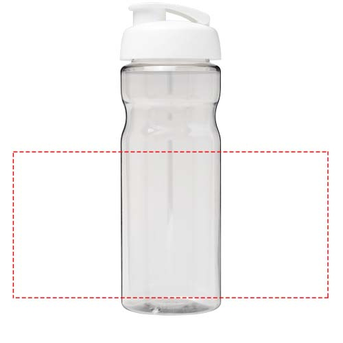 H2O Active® Base 650 ml klappkaanega spordipudel: Logo asukoht – ümber toote