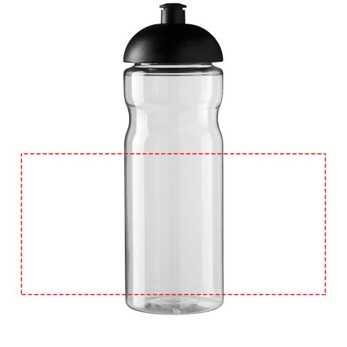 H2O Active® Base 650 ml sportinė gertuvė su kupoliniu dangteliu: Logotipo vieta – aplink gaminį