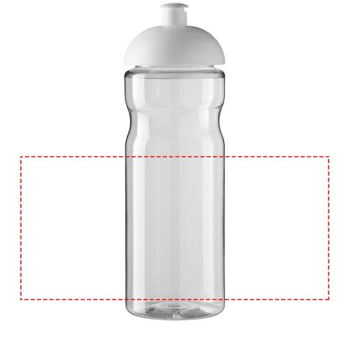 H2O Active® Base 650 ml sportinė gertuvė su kupoliniu dangteliu: Logotipo vieta – aplink gaminį