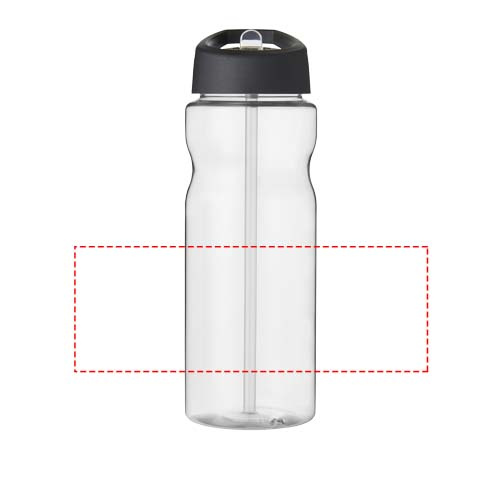 H2O Active® Base 650 ml sportinė gertuvė su snapelio dangteliu: Logotipo vieta – aplink gaminį