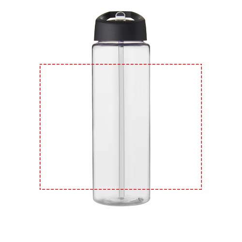H2O Active® Vibe 850 ml -urheilujuomapullo juomanokkakannella: Logon sijainti – tuotteen ympäri
