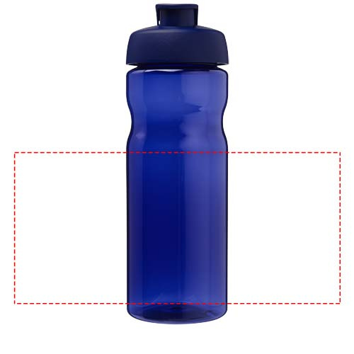 H2O Active® Eco Base 650 ml sporta pudele ar atveramu vāciņu: Logotipa izvietojums – apkārt izstrādājumam