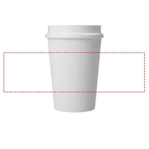 Americano® Switch 300 ml mugg med 360°-lock: Logotypens placering – runt produkten