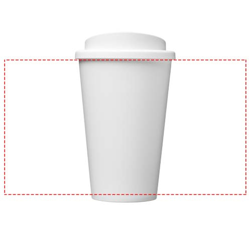 Brite-Americano® Pure 350 ml termopuodelis: Logotipo vieta – aplink gaminį