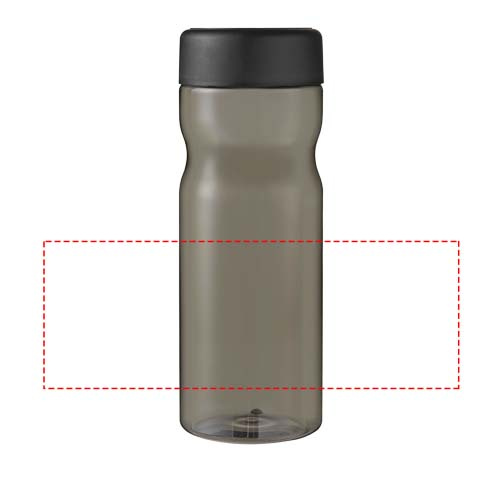 Бутылка для воды H2O Active® Eco Base 650 мл с винтовой крышкой: Место нанесения логотипа – по окружности изделия